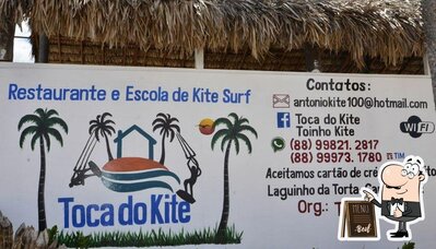 O Restaurante Toca do Kite tem seu próprio respresentação visual