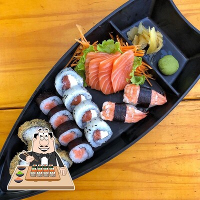 Prove diversas opções de sushi
