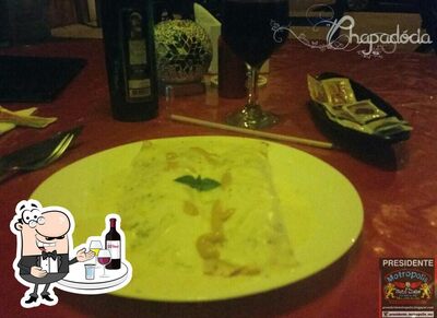 O Chapadócia Restaurante e Pizzaria serve uma variedade de drinques alcoólicas