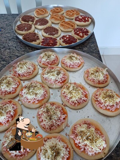 Comida em Atacadão Mini Pizza