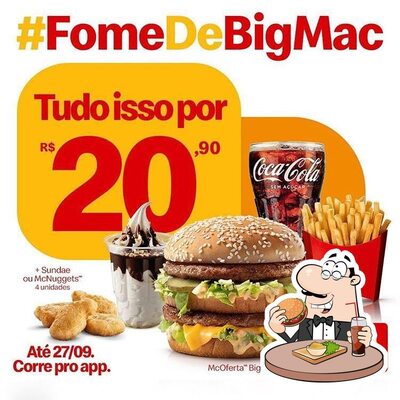 Os hambúrgueres do Mc Donald's irão satisfazer diferentes gostos