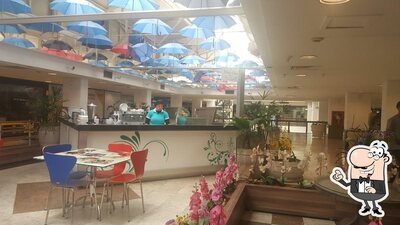 O interior do Pizzaria Donattela