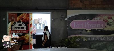 O interior do Fort pizzaria