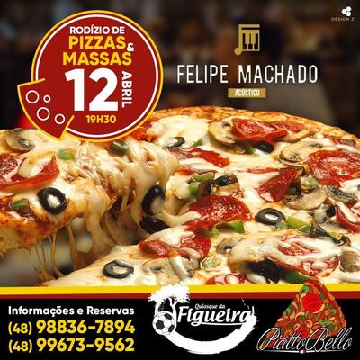 Aqui está a publicidade do Piatto Bello Pizzas