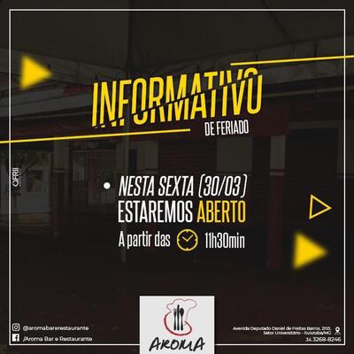 Olhe as informações sobre o Aromas Bar e Restaurante