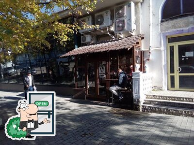 Посмотрите, как "Кофетерия" выглядит снаружи