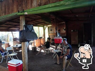 O interior do "Rancho do Mata Égua"