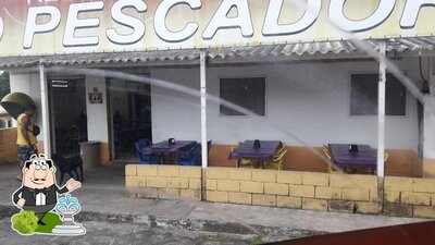 Descubra a área externa do Restaurante O Pescador