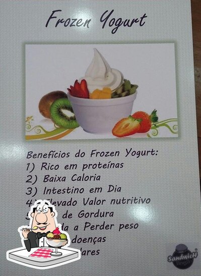 Sandwich Brasil provê uma seleção de pratos doces