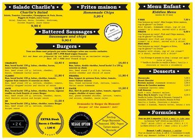 Voici l'annonce publicitaire de Charli's