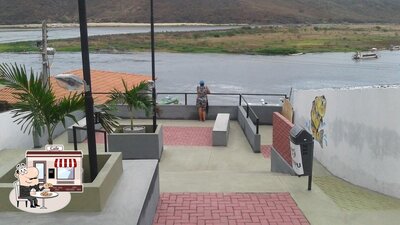 O exterior do Grande Rio - Restaurante e Pousada Traipu-Al