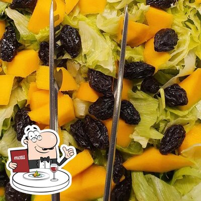 Comida em Restaurante passos