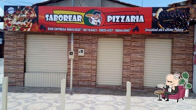 O interior do Saborear Pizzaria e Delivery Nossa Senhora do Socorro SE